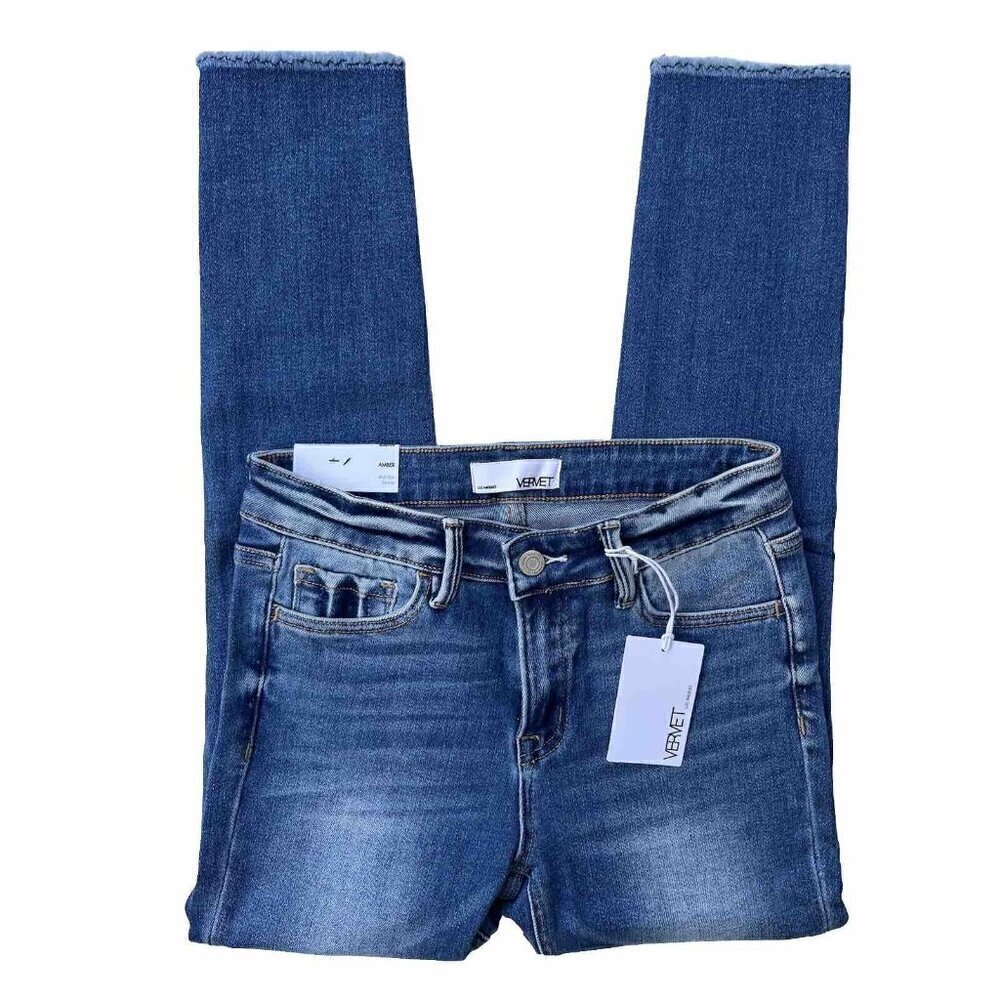 Vervet by Flying Monkey Amber Skinny Jeans 27 - Picture 4 of 16